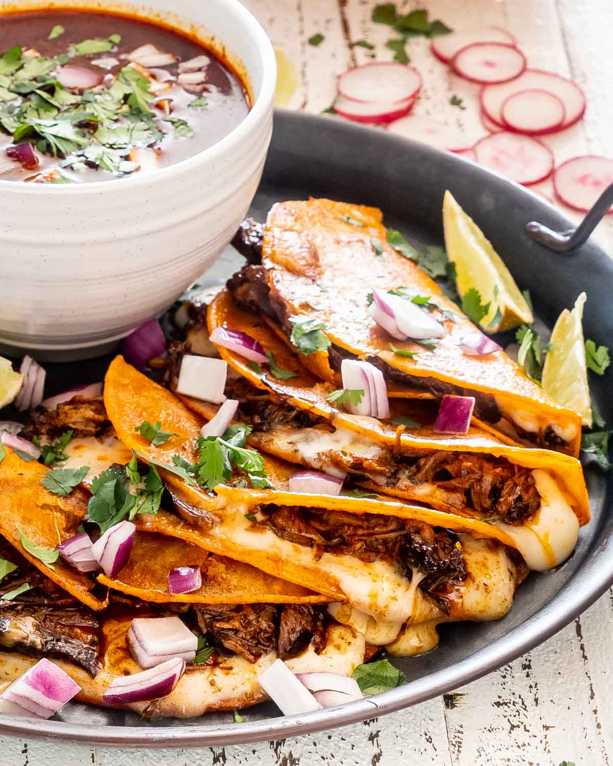 Birria Taco Platter